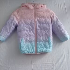 Pastel Ombre Puffer Jacket Size‎ 5t